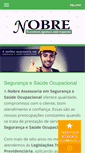 Mobile Screenshot of nobresaudeocupacional.com.br